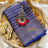 Royal Blue Georgette Saree -VS852